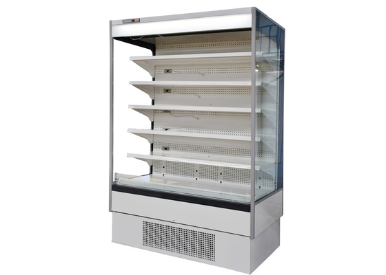 R290 Wall Site Multideck Display Chiller Air Cooling For Soft Drinks