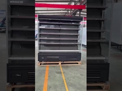 Frigorifero a display frontale aperto migliorato dal design a doppia tenda d'aria