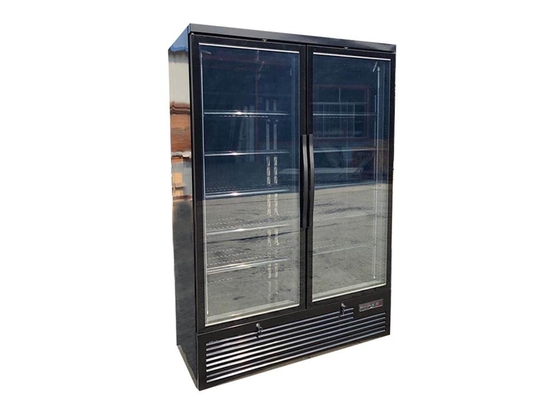 Low Energy Two Glass Door Display Freezer 810 Litres Commerical