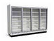 Refrigerated Vertical Glass Door Freezer, Multideck Frozen Food Cabinets
