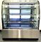 Curved Glass Refrigerated Bakery Display Case , Bakery Refrigerator Showcase