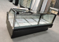 Right Angle Deli Display Fridge Fan Cooling With Flat Glass Top