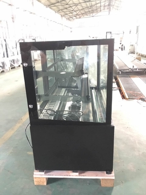 Refrigeratore del contenitore per esposizione del forno refrigerato controsoffitto con visibilità completa del prodotto