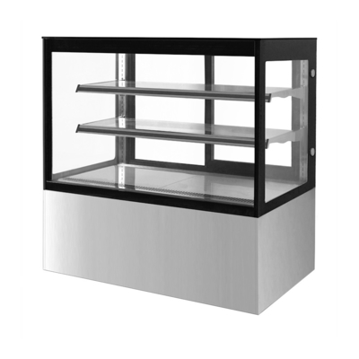 Front Glass Cake Display Fridge temperato verticale con progettazione moderna di stile