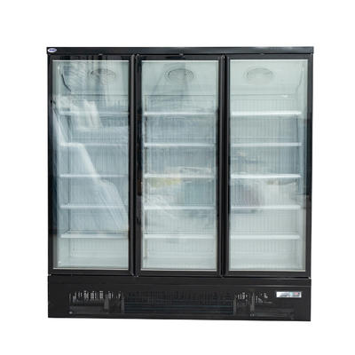 Congelatore di vetro congelato della porta degli alimenti con il vassoio automatico dell'acqua di evaporazione