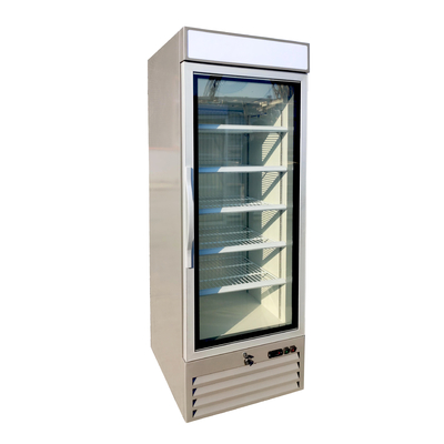 Tappi in frigorifero di vetro dritto della porta con il refrigerante R290 per le bevande