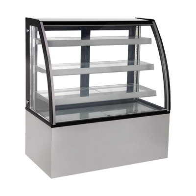Refrigeratore dell'esposizione di vendita del forno con illuminazione brillante del LED