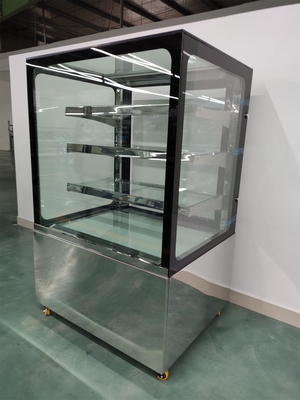 Merchandiser su ordinazione dell'esposizione della pasticceria con 3PCS sugli scaffali di vetro