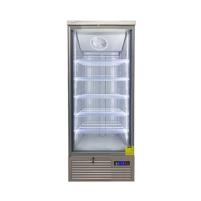 Fabbricante di congelatori verticali senza gelo con porta di vetro antinebbia a triplo vetro senza cornice