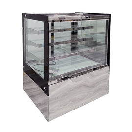 Cassa del bigné dell'esposizione del forno refrigerata base di acciaio inossidabile