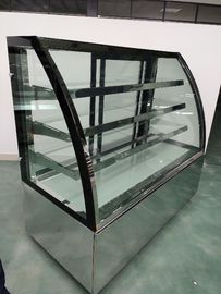 Il contenitore per esposizione refrigerato 410l del forno di vetro di scivolamento visualizza il volume 220v/50h