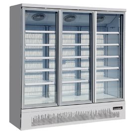 Congelatore commerciale del Merchandiser del congelatore di vetro dritto della porta del termostato di Digital