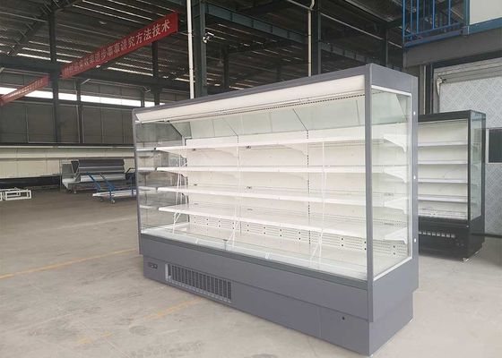 Il dispositivo di raffreddamento aperto di Front Air Cooling Multideck Display automatico disgela