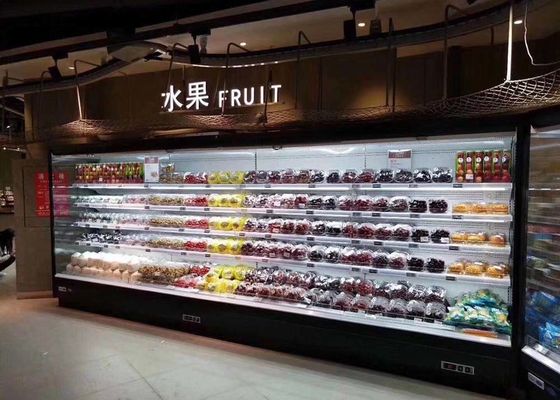 Sbrinamento automatico del compressore del frigorifero aperto a distanza dell'esposizione