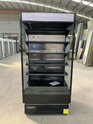 L'armadio frigorifero aperto 500L dell'esposizione di Multideck ha personalizzato il colore