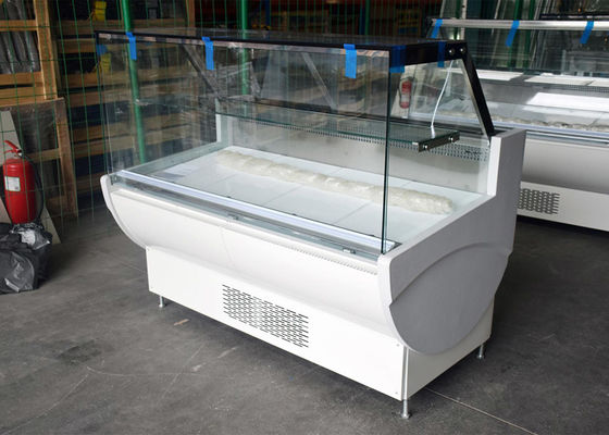 Porta di vetro automatica di Showcase Refrigerator With Up-Down del macellaio di evaporazione dell'acqua