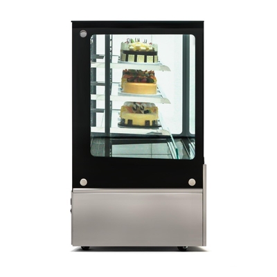 Frigorifero dell'esposizione del forno del controsoffitto con il sistema di raffreddamento arieggiato