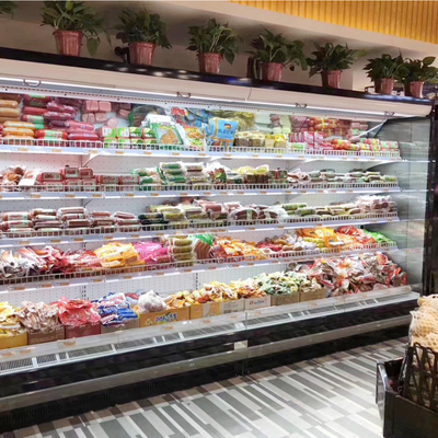 Latteria aperta e bevanda di R404a Front Display Fridge For Vegetable
