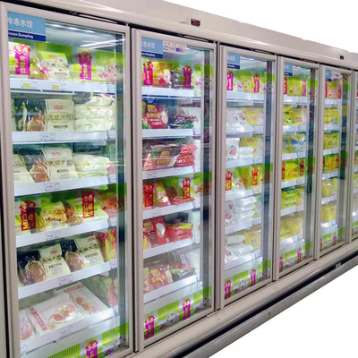 Gelo più freddo di Multideck della porta di vetro libero con il regolatore di temperatura di Digital