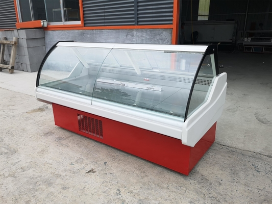 Fan commerciale che raffredda vetrina refrigerata per l'alimento della ghiottoneria e l'alimento congelato