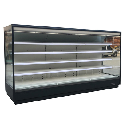 Refrigeratore aperto verticale dell'esposizione di Multideck per il supermercato con 5 strati della scaffalatura regolabile per le bevande