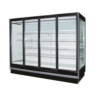 Multideck economizzatore d'energia ha refrigerato la vetrina per il supermercato con 5 strati della scaffalatura regolabile per i prodotti lattier-caseario