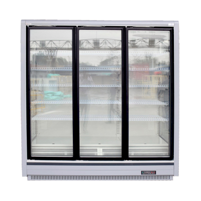 Multideck economizzatore d'energia ha refrigerato la vetrina per il supermercato con 5 strati della scaffalatura regolabile del cavo per gli alimenti congelati