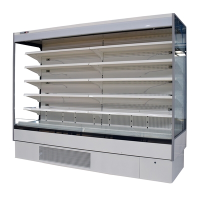 5 strati della carne aperta verticale di Front Fridge Transparent Glass For