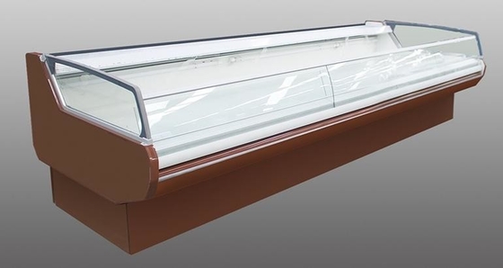 Armadietto di esposizione refrigerato economizzatore d'energia commerciale per bacon affumicato