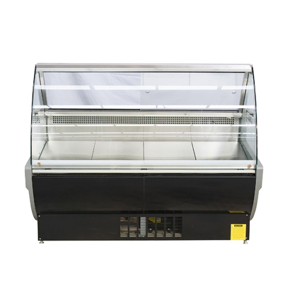 Merchandiser orizzontale delle salsiccie con il refrigerante R404a/R290