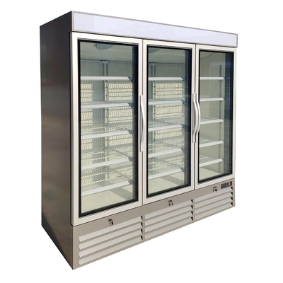 Il gelo automatico sta sulla porta di vetro Front Chiller Creating Visual Impact